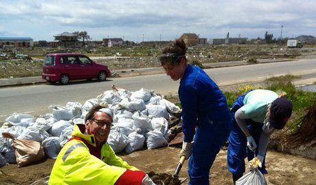 Helping clear up Tsunami